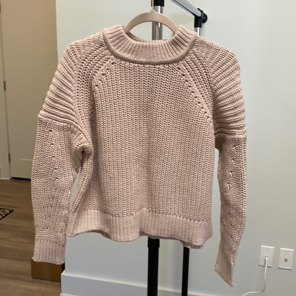 Pale Pink Sweater.